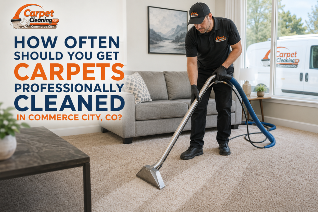 Carpet Cleaning Frequency Guide for Commerce City Homes